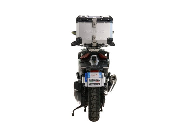 Zontes 368G ETC 2026-2027 GPR Tech 35L Aluminum Top Case, Silver, with roof rack and mounting plate - photo 3