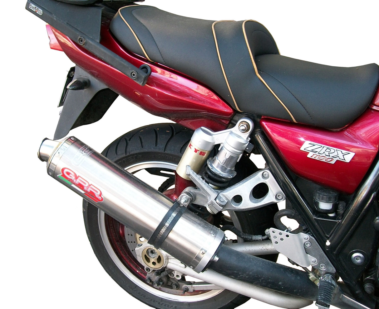 Kawasaki Zrx 1100 1998-2001  Exhaust GPR Bolt-on Inox Tondo