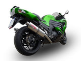 Kawasaki Zzr 1400 2012-2016  Exhaust GPR Double Slip-on Trioval