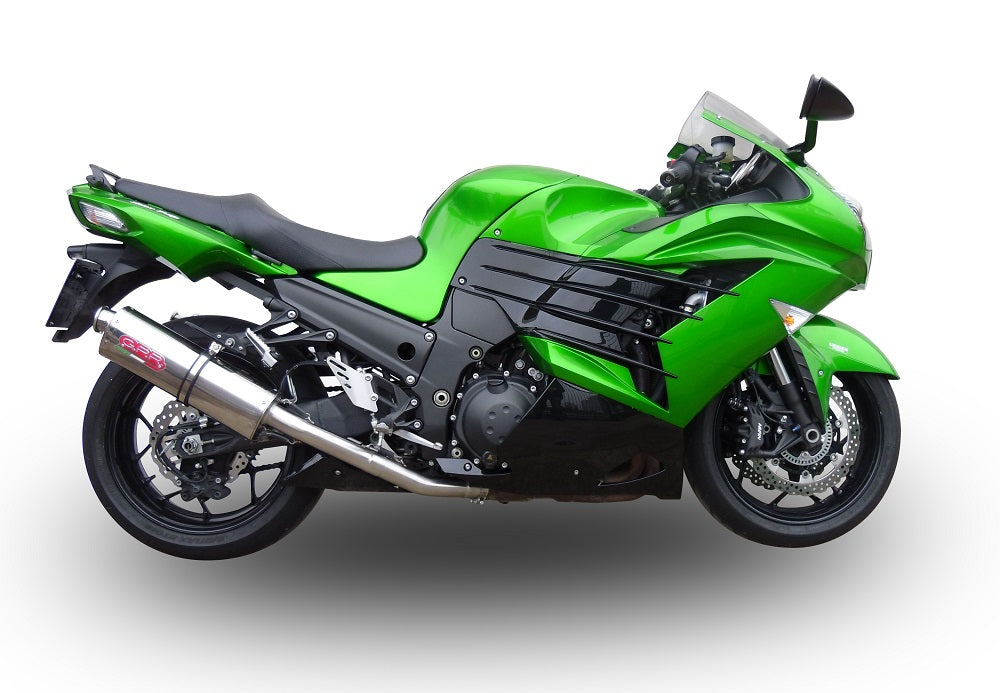 Kawasaki Zzr 1400 2008-2011 Exhaust GPR Double Slip-on Trioval