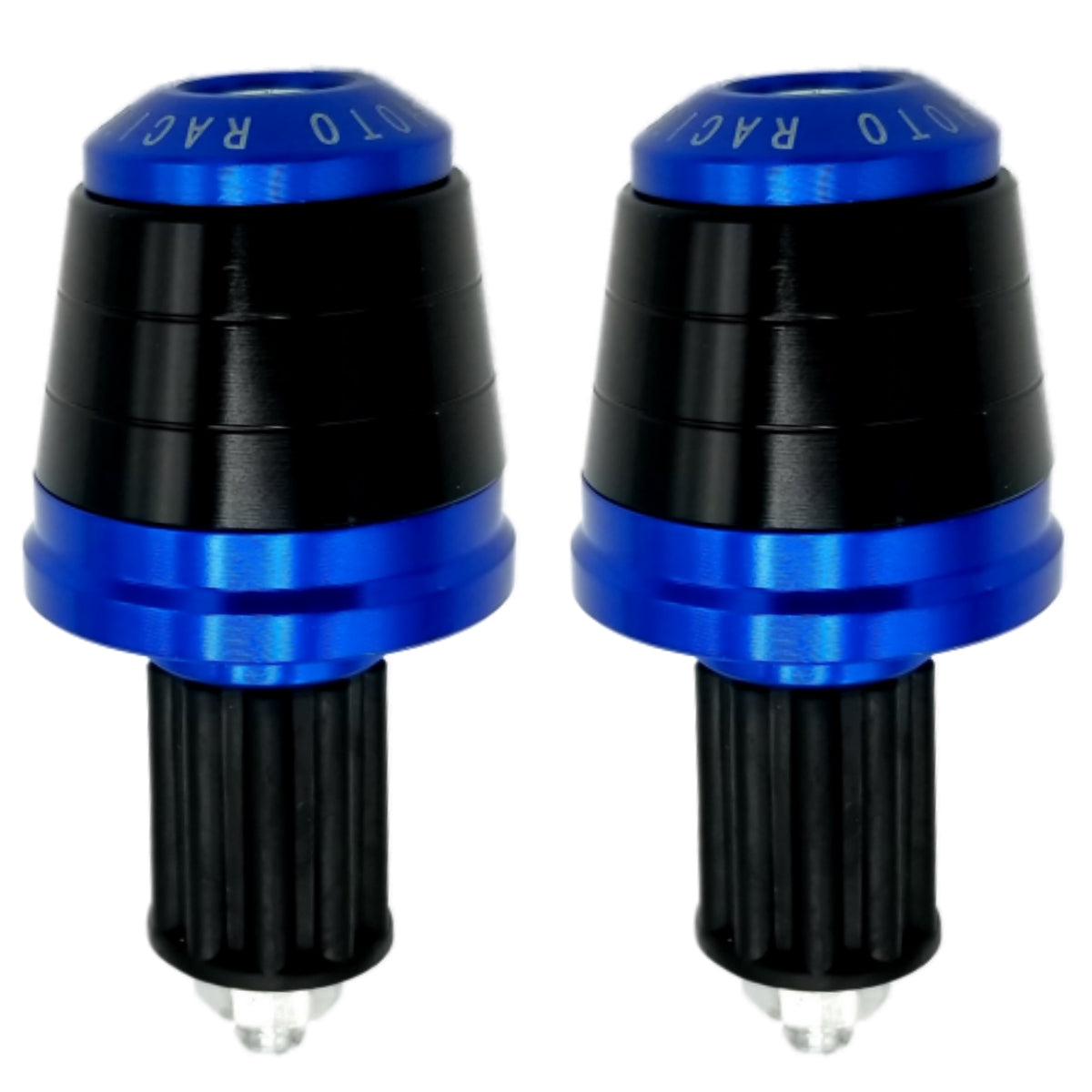 Kawasaki Ninja Blue and Black Bar Ends – Sixty61