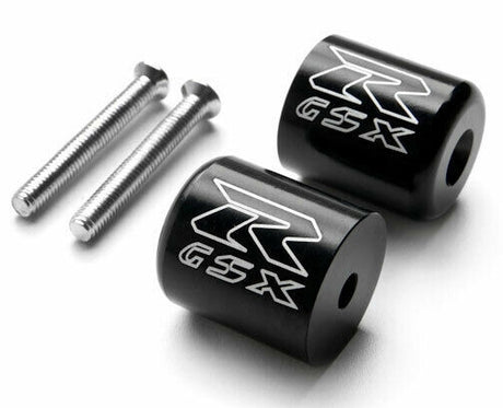 Engraved Black GSXR Bar Ends - Most Suzuki