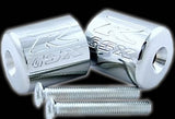 Engraved "GSXR" Bar Ends -Most Suzuki -Chrome
