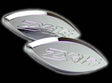Kawasaki ZX14R Mirror Block Off Plate-Chrome