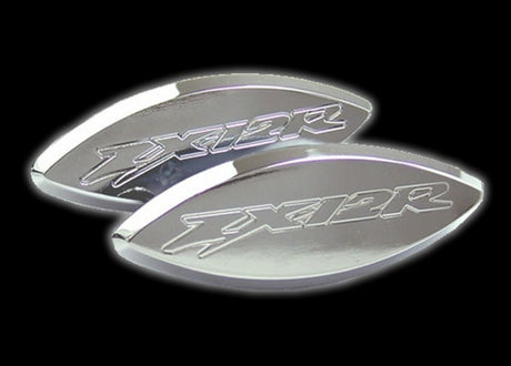 Kawasaki ZX 12 Mirror Block Off Plates-Chrome