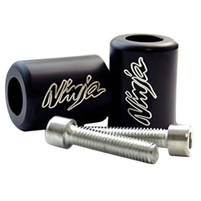 Engraved "Ninja" Bar Ends - Most Kawasaki Ninjas - Black from Sixty61