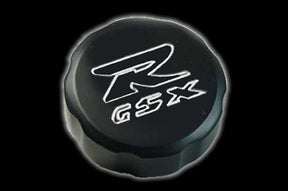 Engraved Suzuki Front Brake Fluid Reservoir cap GSXR600 GSXR750 GSXR1000 in Black