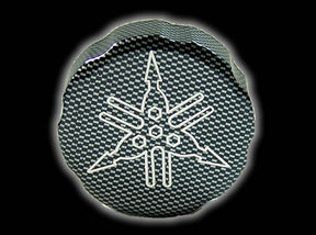 Yamaha LOGO Engraved Rear Brake Reservoir cap- CARBON