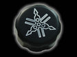 Yamaha LOGO Engraved Rear Brake Reservoir cap- Black