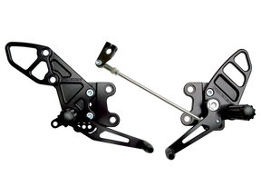 Vortex Rearsets Black Kawasaki ZX-14R ZX14R ZX14 2006-2011 2012 2013 2014 2015 2016 2017 2018 2019 2020 2021 2022 RS441K Sixty