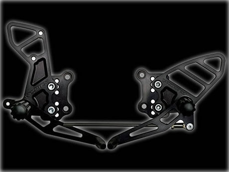 Vortex Rearsets Black Suzuki GSX-R 600 2001-2005 GSX-R 750 2000-2005 GSX-R 1000 2001-2004 RS503K