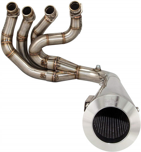 Suzuki Hayabusa 2022-2024 Polished Megaphone Sidewinder Exhaust by Voodoo
