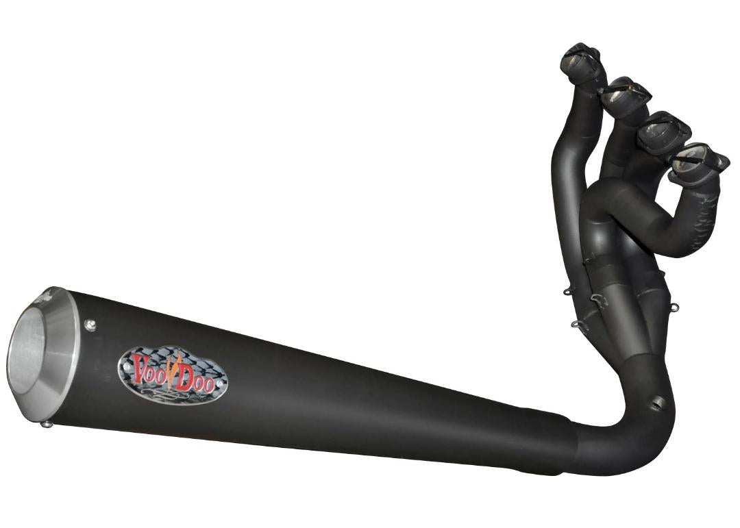 Kawasaki ZX-14R 2006-2025 Sidewinder Exhaust in Black by Voodoo