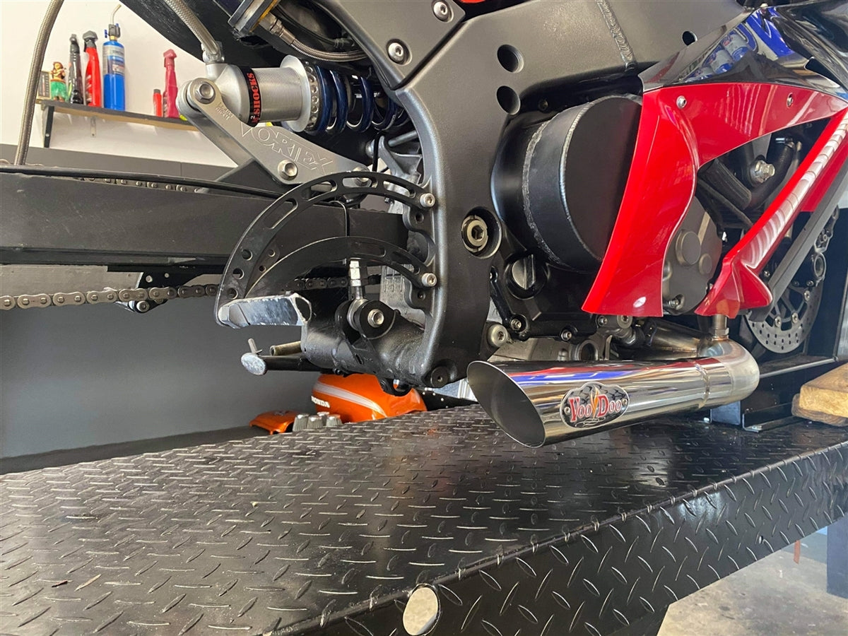 Kawasaki ZX10R 2011-2020 Polished Slash Sidewinder Race Exhaust by
